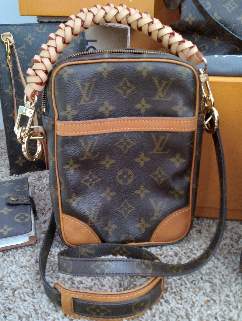 Genuine Vachetta Leather Braided Handle - Picture 6 of 7